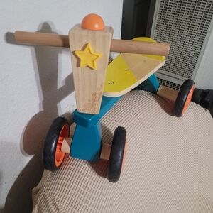 Colorful Wooden Kids Scooter